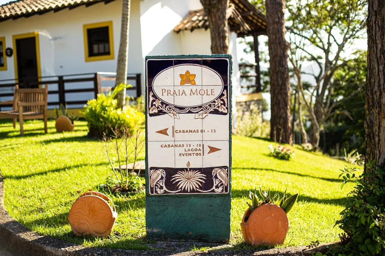 Pousada Cabanas Da Praia Mole フロリアノポリス 3*,